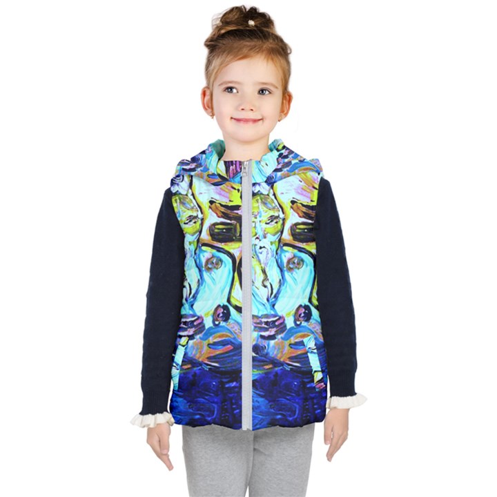 Old Light And New Light Kid s Hooded Puffer Vest