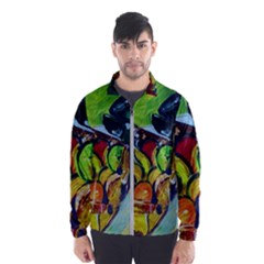 Still Life With A Pig Bank Wind Breaker (men) by bestdesignintheworld