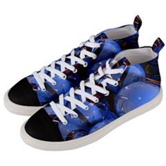 Spheres With Horns 3d Men s Mid-top Canvas Sneakers