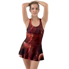 Space Red Swimsuit by Sapixe