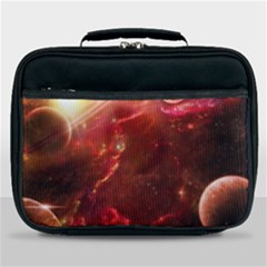 Space Red Lunch Bag