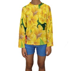 Springs First Arrivals Kids  Long Sleeve Swimwear by Sapixe