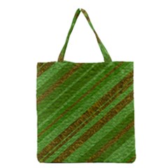 Stripes Course Texture Background Grocery Tote Bag by Sapixe