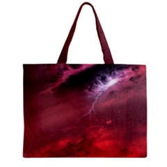 Storm Clouds And Rain Molten Iron May Be Common Occurrences Of Failed Stars Known As Brown Dwarfs Zipper Mini Tote Bag by Sapixe