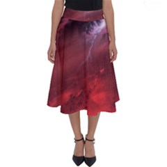 Storm Clouds And Rain Molten Iron May Be Common Occurrences Of Failed Stars Known As Brown Dwarfs Perfect Length Midi Skirt by Sapixe