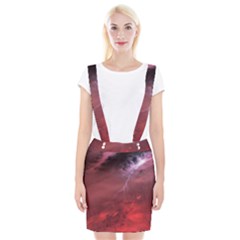 Storm Clouds And Rain Molten Iron May Be Common Occurrences Of Failed Stars Known As Brown Dwarfs Braces Suspender Skirt by Sapixe