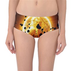 Sun Man Mid-waist Bikini Bottoms by Sapixe