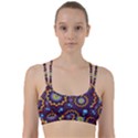 Texture Background Flower Pattern Line Them Up Sports Bra View1