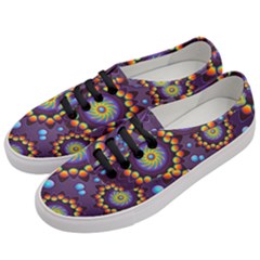 Texture Background Flower Pattern Women s Classic Low Top Sneakers by Sapixe