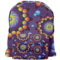 Texture Background Flower Pattern Giant Full Print Backpack