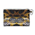 Textures Snake Skin Patterns Canvas Cosmetic Bag (Large) View2