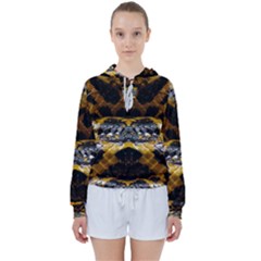 Textures Snake Skin Patterns Women s Tie Up Sweat by Sapixe