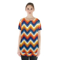 The Amazing Pattern Library Skirt Hem Sports Top by Sapixe