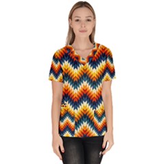 The Amazing Pattern Library Scrub Top by Sapixe