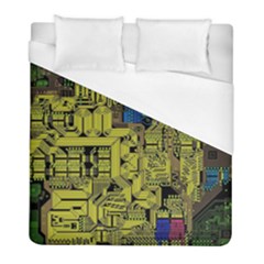 Technology Circuit Board Duvet Cover (full/ Double Size) by Sapixe