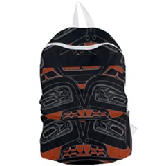 Traditional Northwest Coast Native Art Foldable Lightweight Backpack