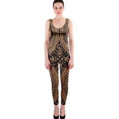 The Art Of Batik Printing One Piece Catsuit by Sapixe