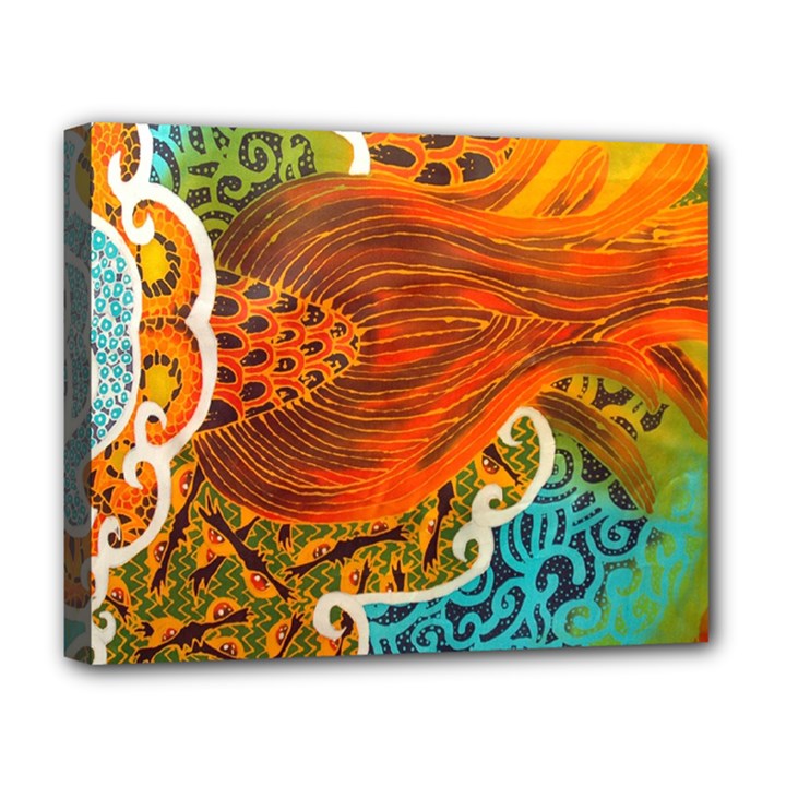 The Beautiful Of Art Indonesian Batik Pattern Deluxe Canvas 20  x 16  