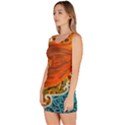 The Beautiful Of Art Indonesian Batik Pattern Bodycon Dress View2