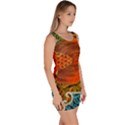 The Beautiful Of Art Indonesian Batik Pattern Bodycon Dress View3