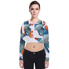 Tree Frog Illustration Bomber Jacket