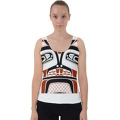 Traditional Northwest Coast Native Art Velvet Tank Top