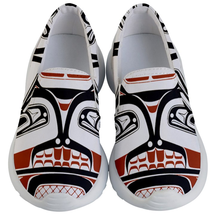 Traditional Northwest Coast Native Art Kid s Lightweight Slip Ons