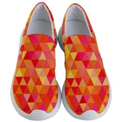 Triangle Tile Mosaic Pattern Women s Lightweight Slip Ons