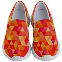 Triangle Tile Mosaic Pattern Kid s Lightweight Slip Ons