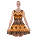 Traditiona  Patterns And African Patterns Velvet Skater Dresses View1