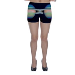 True Color Variety Of The Planet Saturn Skinny Shorts by Sapixe