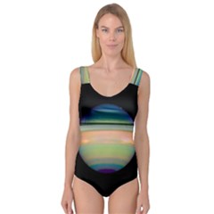 True Color Variety Of The Planet Saturn Princess Tank Leotard  by Sapixe