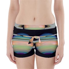 True Color Variety Of The Planet Saturn Boyleg Bikini Wrap Bottoms by Sapixe