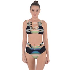 True Color Variety Of The Planet Saturn Bandaged Up Bikini Set  by Sapixe