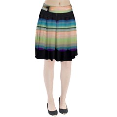 True Color Variety Of The Planet Saturn Pleated Skirt by Sapixe