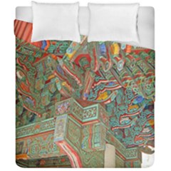 Traditional Korean Painted Paterns Duvet Cover Double Side (california King Size) by Sapixe