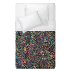 Trees Internet Multicolor Psychedelic Reddit Detailed Colors Duvet Cover (single Size) by Sapixe