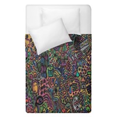 Trees Internet Multicolor Psychedelic Reddit Detailed Colors Duvet Cover Double Side (single Size) by Sapixe