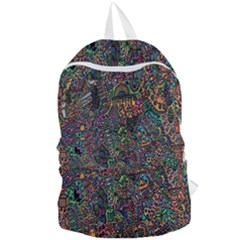 Trees Internet Multicolor Psychedelic Reddit Detailed Colors Foldable Lightweight Backpack