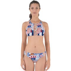 United States Of America Celebration Of Independence Day Uncle Sam Perfectly Cut Out Bikini Set by Sapixe