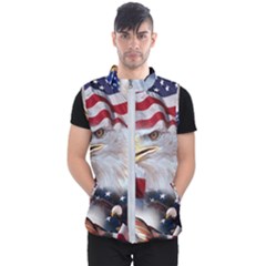 United States Of America Images Independence Day Men s Puffer Vest