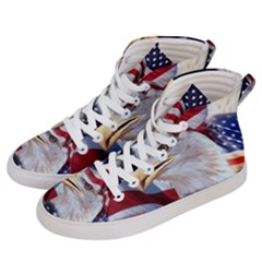 United States Of America Images Independence Day Women s Hi-top Skate Sneakers