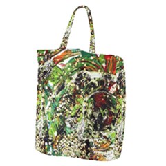 April   Birds Of Paradise 5 Giant Grocery Zipper Tote by bestdesignintheworld