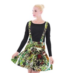 April   Birds Of Paradise 5 Suspender Skater Skirt by bestdesignintheworld