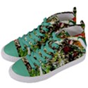 April   Birds Of Paradise 5 Women s Mid-Top Canvas Sneakers View2