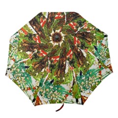 April   Birds Of Paradise Folding Umbrellas by bestdesignintheworld