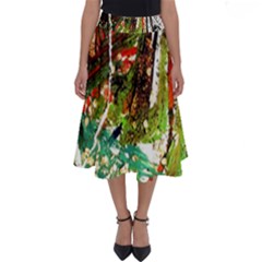 April   Birds Of Paradise Perfect Length Midi Skirt