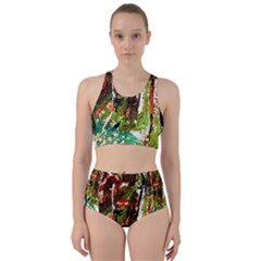 April   Birds Of Paradise Racer Back Bikini Set by bestdesignintheworld