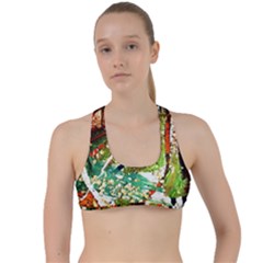 April   Birds Of Paradise Criss Cross Racerback Sports Bra by bestdesignintheworld