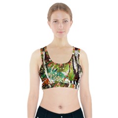 April   Birds Of Paradise Sports Bra With Pocket by bestdesignintheworld